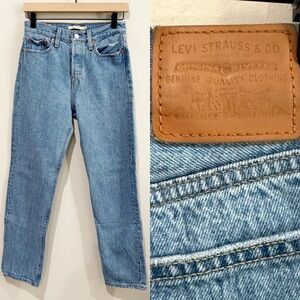 LEVI’S 501 Premium Wedgie Straight Jeans Size 25